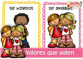 Resultado de imagen para dibujos que identifiquen los valores
