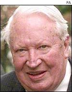 Sir Edward Heath. Mr Heath met both Nixon and Gandhi - _38644377_heathpa150