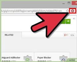 Obraz: AdBlock disable icon Chrome