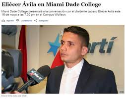 Resultado de imagen para Eliécer Ávila y radio tv marti