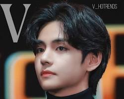 Image of Kim Taehyung (V) most handsome man