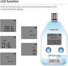 Disposable Temperature Humidity Data Logger with 32000 Point ...