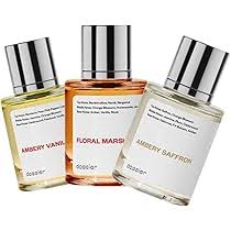 Amazon.com : Dossier - PACK OF 3 - Eau de Parfum - Ambery Saffron - Floral Marshmallow - Ambery Vanila - Perfume Luxury - Pure Infused - Paraben Free - Vegan -