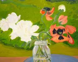 Jane Freilicher's Garden in Summer