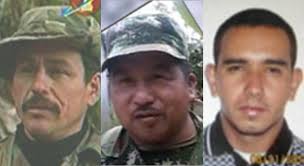 Diego Ardila, alias &#39;Leonel&#39;, jefe de la columna móvil Gabriel Galvis; Arley Medina, alias &#39;Jaimito&#39;, jefe del frente sexto de las FARC; y Diego Tabares, ... - 330949_182017_1