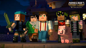 Hasil gambar untuk minecraft story mode logo