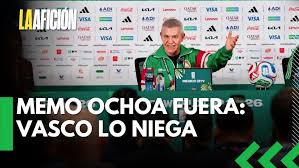 Memo Ochoa fuera: Vasco Aguirre no regala minutos en selección