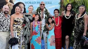 Dwayne Johnson Brings His Whole Family to Live-Action ‘Moana’ Premiere In Los Angeles