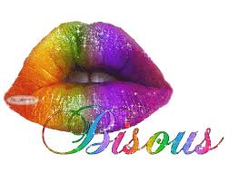 R&eacute;sultat de recherche d'images pour "bisou multicolore"