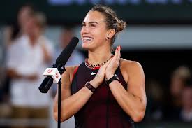Aryna Sabalenka Celebrates