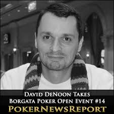 David DeNoon Takes Borgata Poker Open Event #14 David DeNoon won Event #14 of the Borgata Fall Poker Open to collect his first Borgata trophy and $18,334 ... - david-denoon