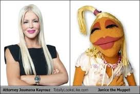 Attorney Joumana Kayrouz Totally Looks Like Janice the Muppet. Favorite. Attorney Joumana Kayrouz Totally Looks Like Janice the Muppet. By m.hoard68 - h23BDB0DF