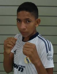 Juan Suárez, pegador de Córdoba que logró a derrotar a Jorge Montes del Atlántico en Torneo Nacional de Boxeo Prejunior. // - foto_020_juan_suarez30