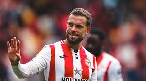 Jordan Henderson leaves Brentford