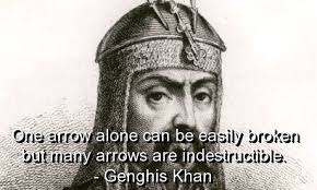 genghis khan, quotes, sayings, positive, thinking, meaningful ... via Relatably.com