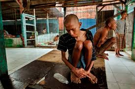 Image result wey dey for images of indonesia mental ill patients