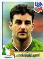 JOHN ALDRIDGE (IRE). 337. Panini FIFA World Cup USA 1994 - 337