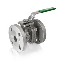 Flange ball valve stainless steel DVGW drinking water DN15 ...