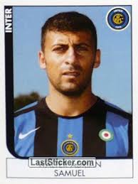 Walter Adrian Samuel (Inter). Sticker 129. Panini Calciatori 2005-2006 - 129