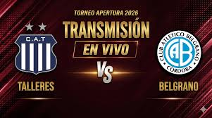 Transmisión EN VIVO de Talleres vs Belgrano: cómo ver por TV o streaming