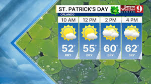 Cold front brings chilly Saint Patrick’s Day to Central Florida