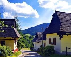 Obrázok: Vlkolínec village in Slovakia