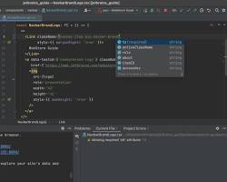 Image of WebStorm IDE for windows programming