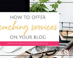 Offering services on blog