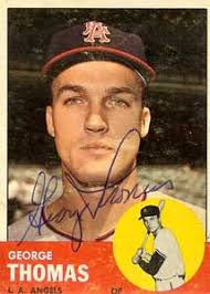 George Thomas Autograph on a 1963 Topps (#98) - george_thomas_autograph