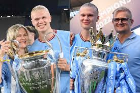 Erling Haaland on the soccer field