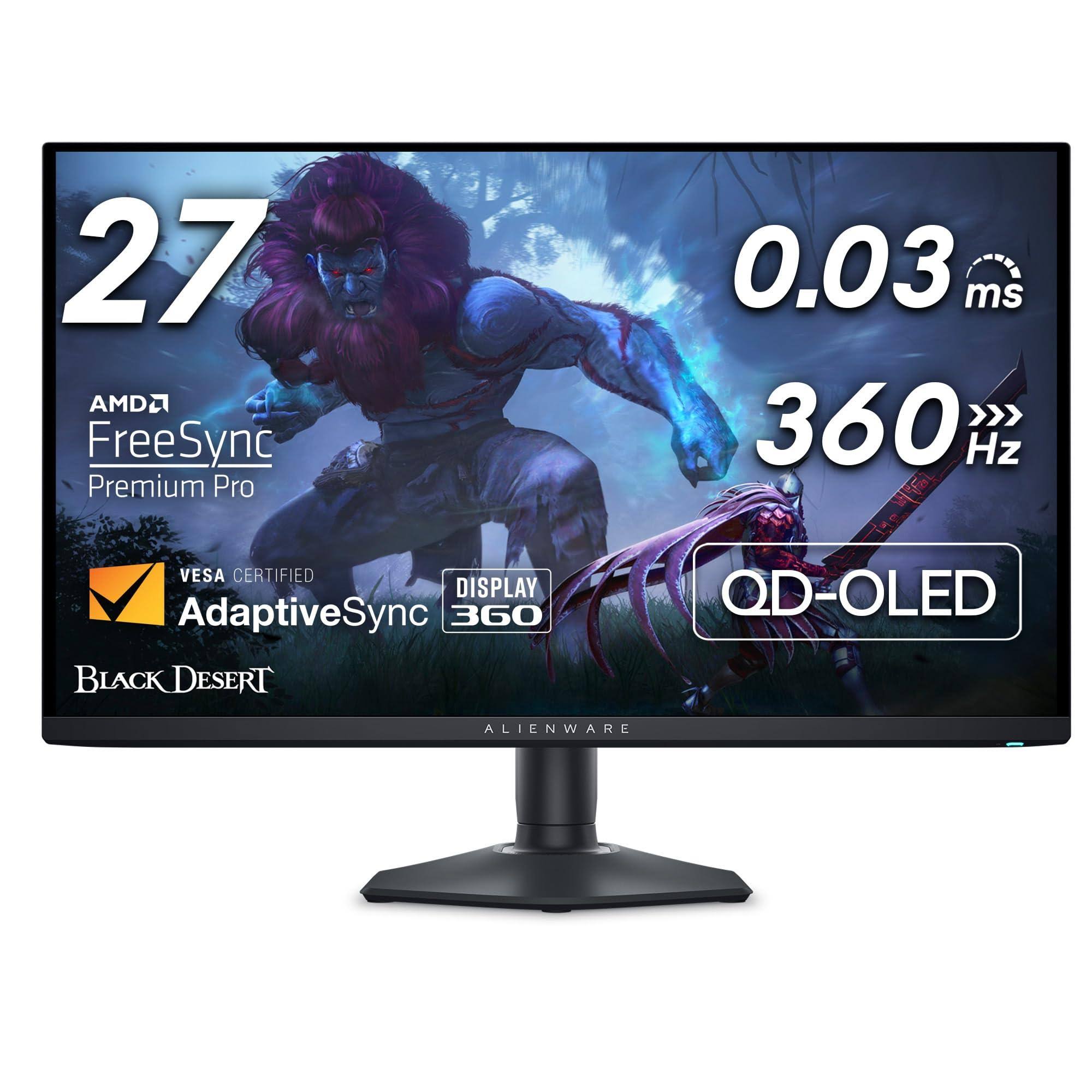 Dell Alienware aw2725df 27 QHD Oled 360Hz Gaming Monitor