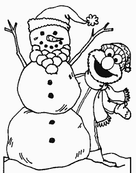 Image result for coloring book snowmen
