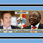 Ramaphosa meet with Botswana's President