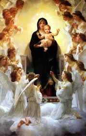 Resultado de imagen de MARÍA REINA DE LOS ANGELES Y DE LOS PATRIARCAS Y FUNDADORES DE ORDENES RELIGIOSAS