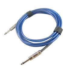 Blue Guitar 6.35mm Jack Cable Audio Connection Cable for Electric Guitar Bass Parts 300cm