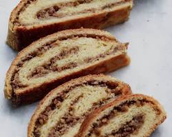 Image of Keresztelő kalács (baptism bread) in Hungary