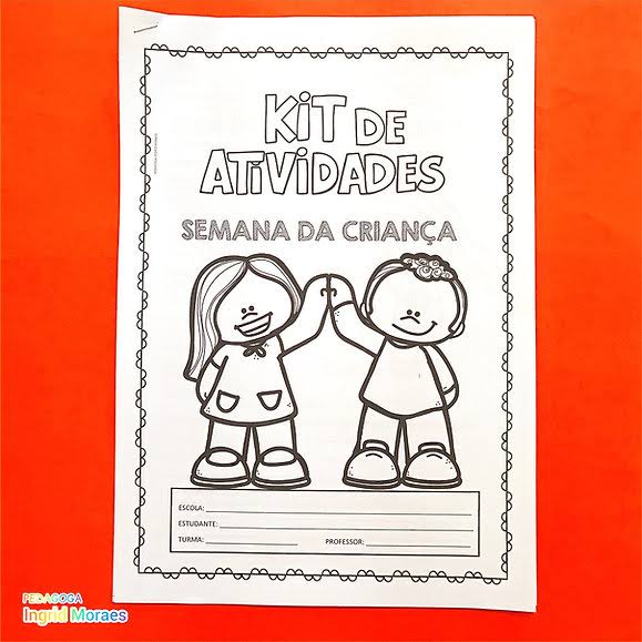 Kit De Atividades Semana Da Criança