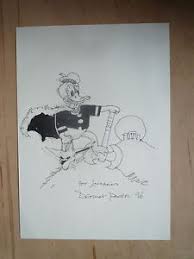 Original Zeichnung Donald Duck Dermot Power (2000 A.D.) Disney ca ...