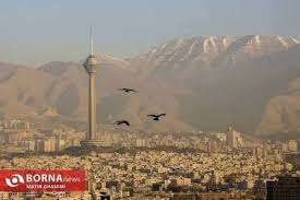 کیفیت هوای تهران برای گروه های حساس ناسالم است