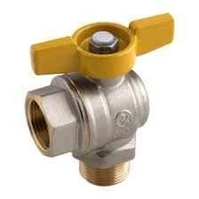 R780GB - Angle ball valve, male-female connections, EN331 ...