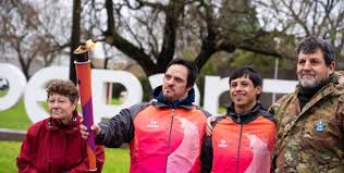 La Antorcha Suramericana llegó a Esperanza antes de continuar hacia Rafaela