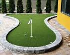 Installing a putting green in your backyard