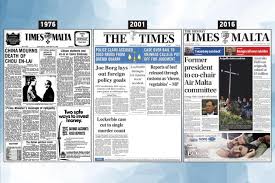 January 10: The front page of Times of Malta 10, 25 and 50 years ago