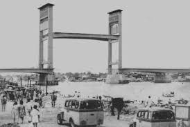 Hasil gambar untuk sungai musi dari udara