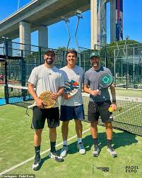 A world away from Grimsby! Amorim plays padel with Man City sporting director in sunny Portugal
