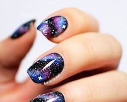 Image of Galaxy Nails nail art