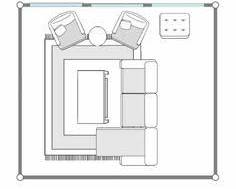 U-shaped layout living room with sofa and loveseat