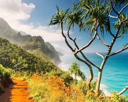 Image of Kalalau Trail, Kauai, Hawaii, USA