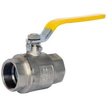 Yellow Handle Lever Ball Valve