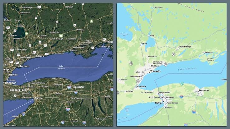Google Maps switches to 'Lake America' as Canada compares change to SNL skit; MapQuest refuses to rename Lake Ontario